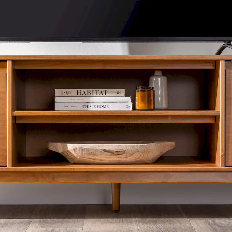 Middlebrook 70-inch Mid-Century Solid Wood TV Stand