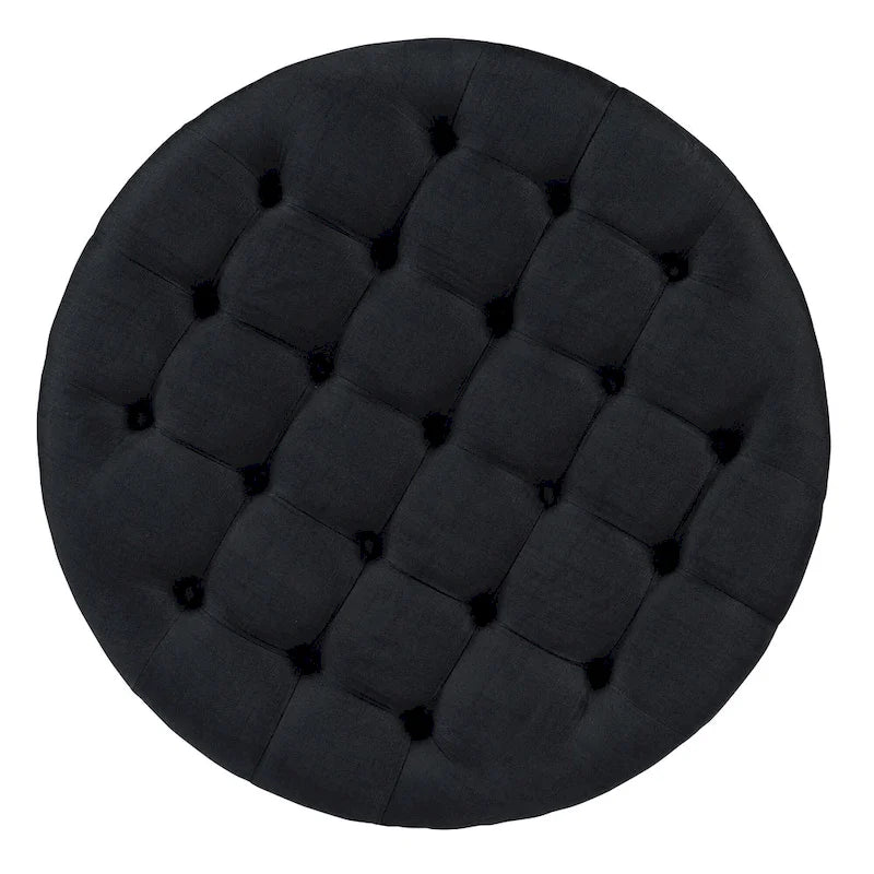 Modern Large Round Ottoman Coffee Table