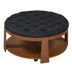 Modern Large Round Ottoman Coffee Table