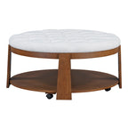 Modern Large Round Ottoman Coffee Table