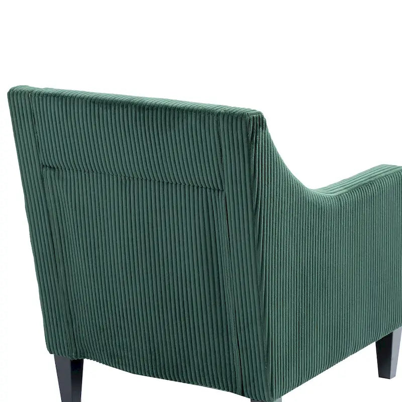 Emerald Modern 26.8 Arm Chair with Rubber Wood Legs