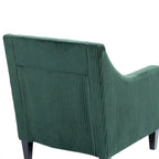 Emerald Modern 26.8 Arm Chair with Rubber Wood Legs