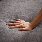 Grey 61.5 Chenille 3-Seater Tufted Sofa with Copper Nail Arms, 2 Pillows