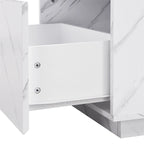 Coffee Table with 2 Storage Drawers and Wood Grain Finish