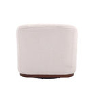Swivel Barrel Chair, Comfy Round Accent Sofa Chair for Living Room, 360 Degree Swivel Barrel Club Chair