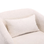 Swivel Barrel Chair, Comfy Round Accent Sofa Chair for Living Room, 360 Degree Swivel Barrel Club Chair