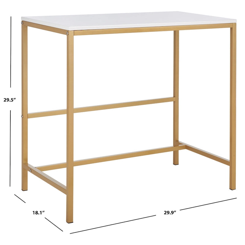 SAFAVIEH Aleen Glossy Wooden Desk