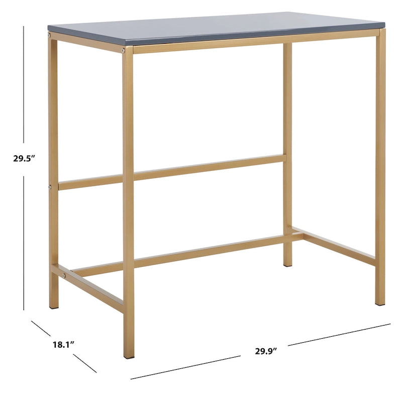 SAFAVIEH Aleen Glossy Wooden Desk