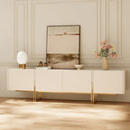 78.7 TV Stand, Entertainment Center with Faux Marble Top