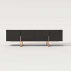 78.7 TV Stand, Entertainment Center with Faux Marble Top