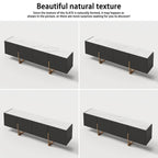 78.7 TV Stand, Entertainment Center with Faux Marble Top