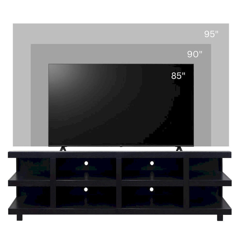 Bridgevine Home Laurel Canyon 85 inch TV Stand for TVs up to 95 inches, No Assembly Required