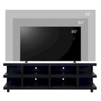 Bridgevine Home Laurel Canyon 85 inch TV Stand for TVs up to 95 inches, No Assembly Required