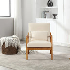 GDFStudio - Olivia Velvet Upholstered Accent Chair with Solid Wood Frame and Comfortable Cushion