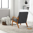 GDFStudio - Olivia Velvet Upholstered Accent Chair with Solid Wood Frame and Comfortable Cushion
