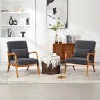 GDFStudio - Olivia Velvet Upholstered Accent Chair with Solid Wood Frame and Comfortable Cushion
