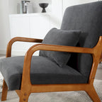 GDFStudio - Olivia Velvet Upholstered Accent Chair with Solid Wood Frame and Comfortable Cushion