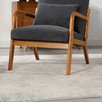 GDFStudio - Olivia Velvet Upholstered Accent Chair with Solid Wood Frame and Comfortable Cushion