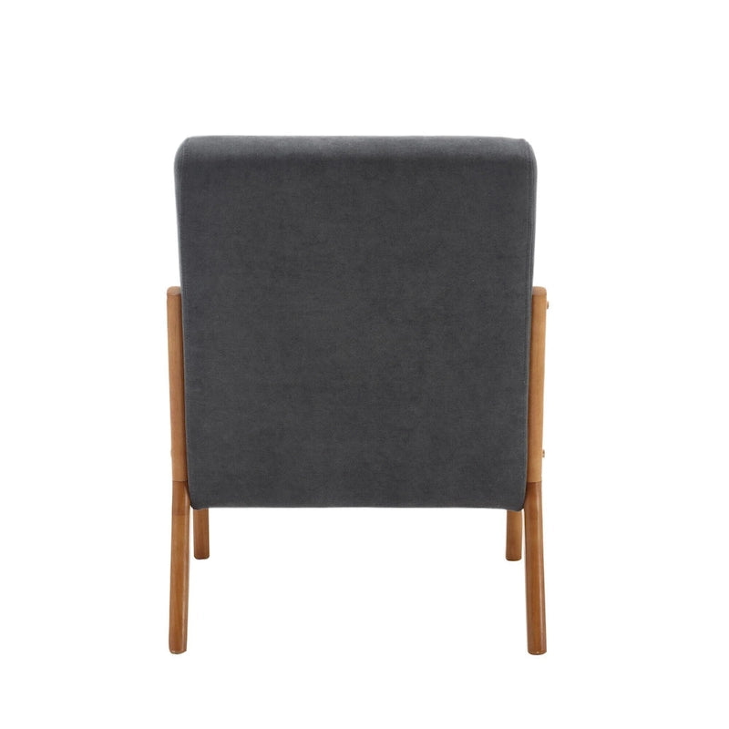 GDFStudio - Olivia Velvet Upholstered Accent Chair with Solid Wood Frame and Comfortable Cushion