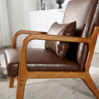 GDFStudio - Olivia Velvet Upholstered Accent Chair with Solid Wood Frame and Comfortable Cushion