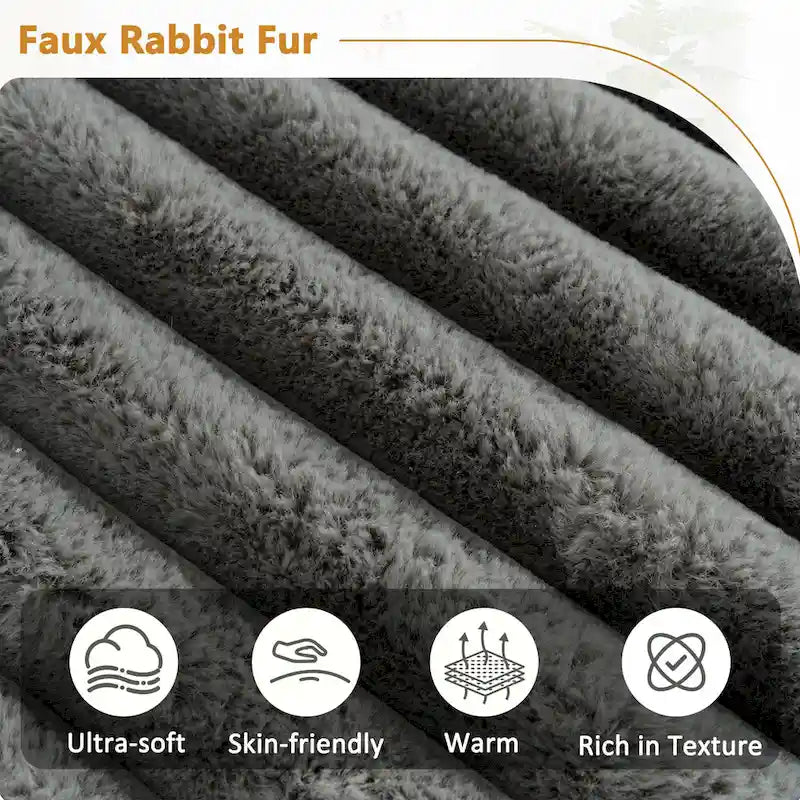 Cloud Sectional Sofa, Modern Upholstered Couch with 2 Throw Pillows, Free-Combined Sofa, Modular Sectional L Shaped Couch