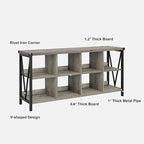 8 Cube Storage Organizer Bookcases, 3 Tier Metal Horizontal Bookcase