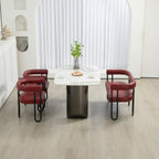 House Hold Modern Loveseat 2 Seater Sofa Chenille Fabric Couch With Arms And Metal Legs For Living Room