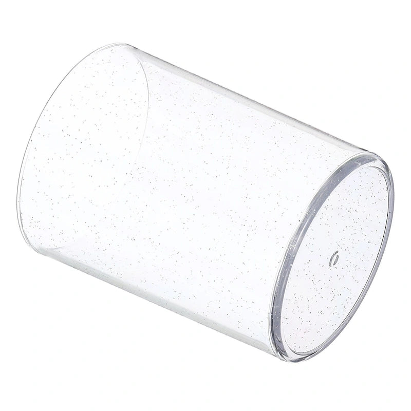 Acrylic Pencil Holder, Makeup Brush Holder Round Desktop Organizer