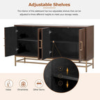 Sideboard Buffet Cabinet with Adjustable Shelves