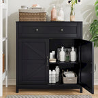Coffee Bar Cabinet with Two Drawers, Kitchen Storage Cabinet with Adjustable Shelf, Buffet Cabinet with Two Doors
