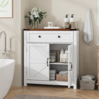 Coffee Bar Cabinet with Two Drawers, Kitchen Storage Cabinet with Adjustable Shelf, Buffet Cabinet with Two Doors