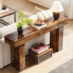 63 Inch Long Console Table Farmhouse Sofa Table