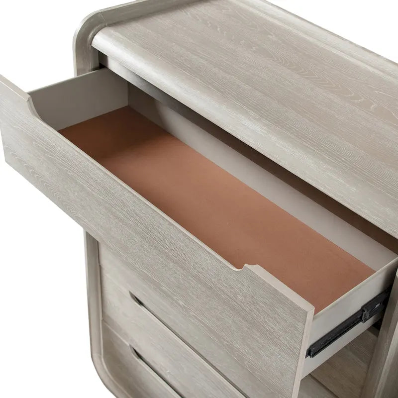 Furniture of America Addeso Modern Solid Wood 5-Drawer Chest