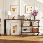 Gymax 360 Free Rotating Sofa Side Table Mobile L-shaped Laptop Table - See Details