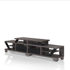 Mezu Contemporary Grey 80-inch 8-Shelf TV Console Furniture of America