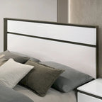 Conjira Modern White Wood 6-Piece Storage Platform Bedroom Set with USBs by Furniture of America