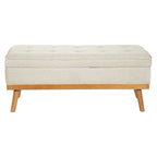 OS Home and Office Furniture Model Katheryn Storage Bench - Linen
