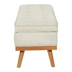 OS Home and Office Furniture Model Katheryn Storage Bench - Linen