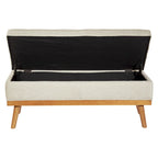 OS Home and Office Furniture Model Katheryn Storage Bench - Linen