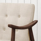 Chabani Mid-Century Modern Accent Chair by Christopher Knight Home