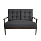 Aries Mid-century 2-piece Fabric Sofa Set by Christopher Knight Home