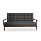 Aries Mid-century 2-piece Fabric Sofa Set by Christopher Knight Home