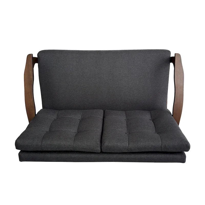 Aries Mid-century 2-piece Fabric Sofa Set by Christopher Knight Home