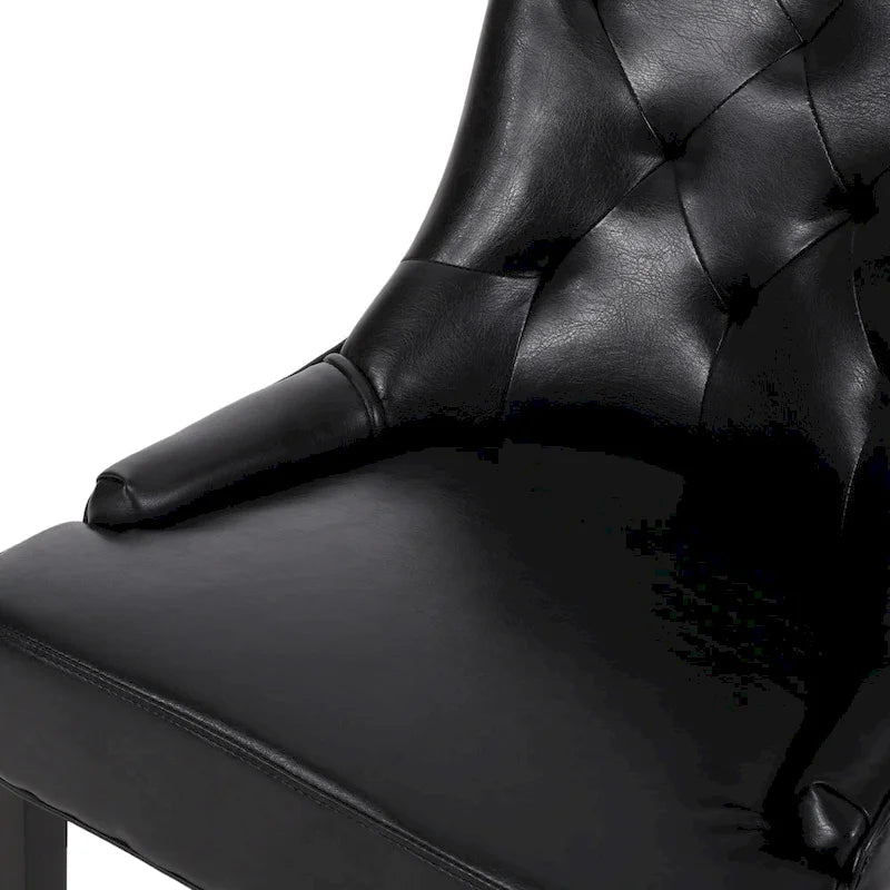 Cheney Tufted Dining Chairs (Set of 6) by Christopher Knight Home