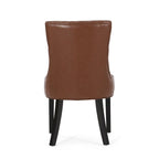 Cheney Tufted Dining Chairs (Set of 6) by Christopher Knight Home