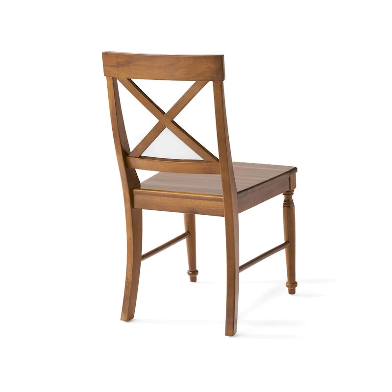 Rovie Acacia Wood Dining Chair (Set of 2) by Christopher Knight Home