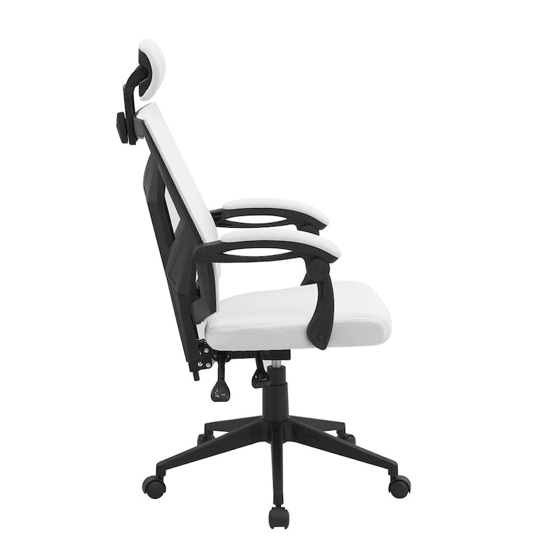 Adjustable Office Chair with Headrest Ergonomic Desk Chair High Back Mesh Office Chairs with Lumbar Support with Wheels