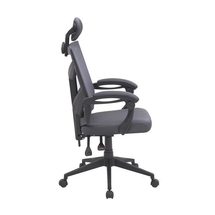 Adjustable Office Chair with Headrest Ergonomic Desk Chair High Back Mesh Office Chairs with Lumbar Support with Wheels