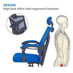 Adjustable Office Chair with Headrest Ergonomic Desk Chair High Back Mesh Office Chairs with Lumbar Support with Wheels