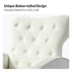 Abadiana Accent Tufted Chair with Metal Base by HULALA HOME